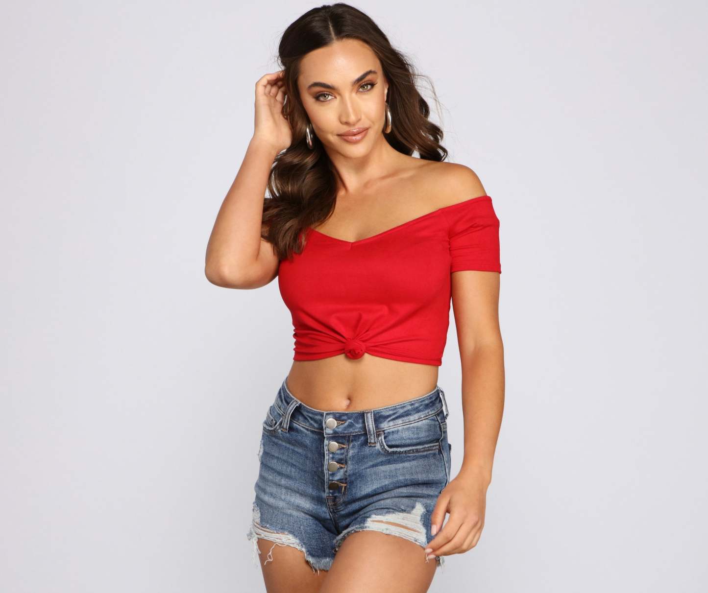 Sweet And Simple Crop Top - Lady Occasions