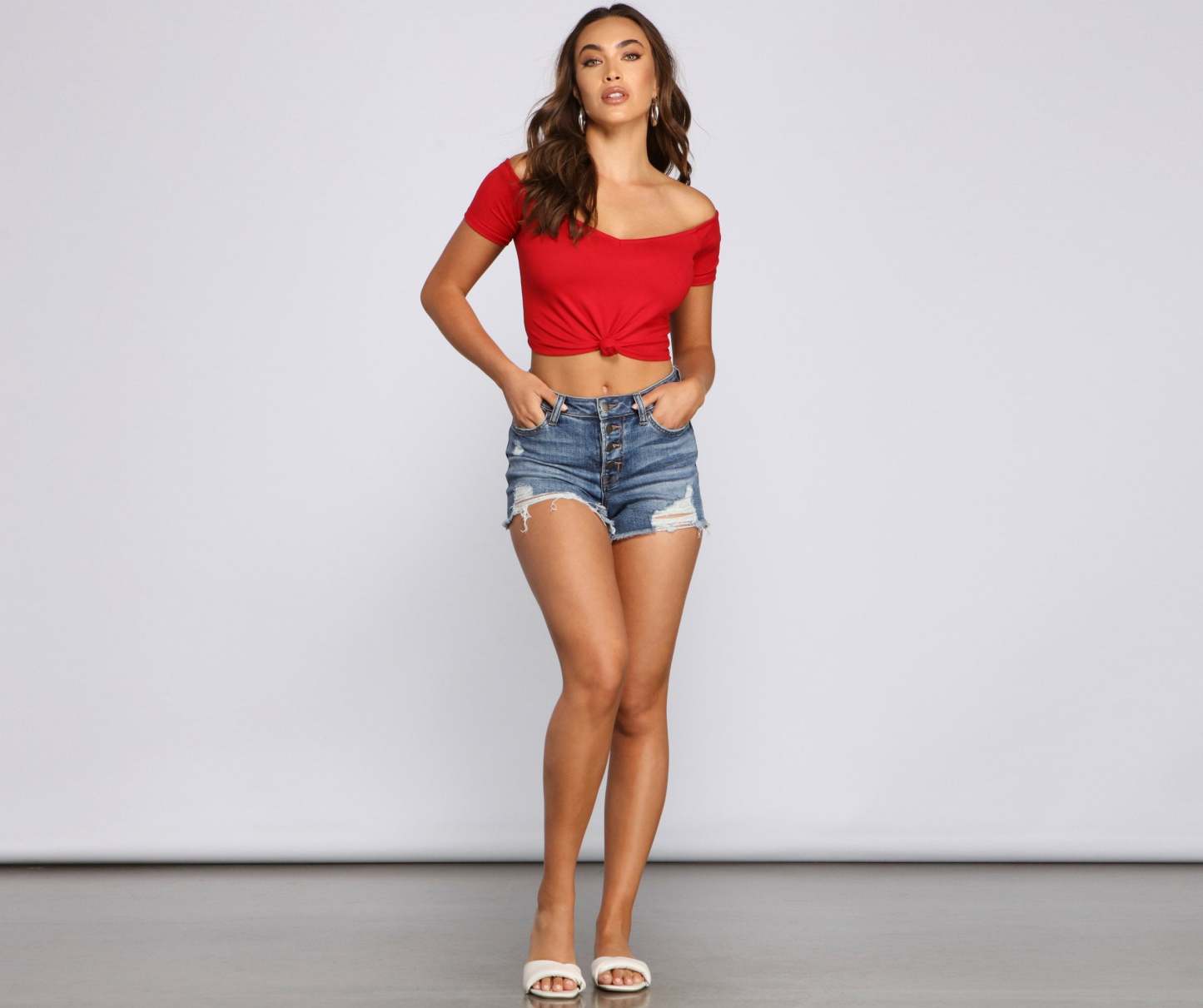 Sweet And Simple Crop Top - Lady Occasions