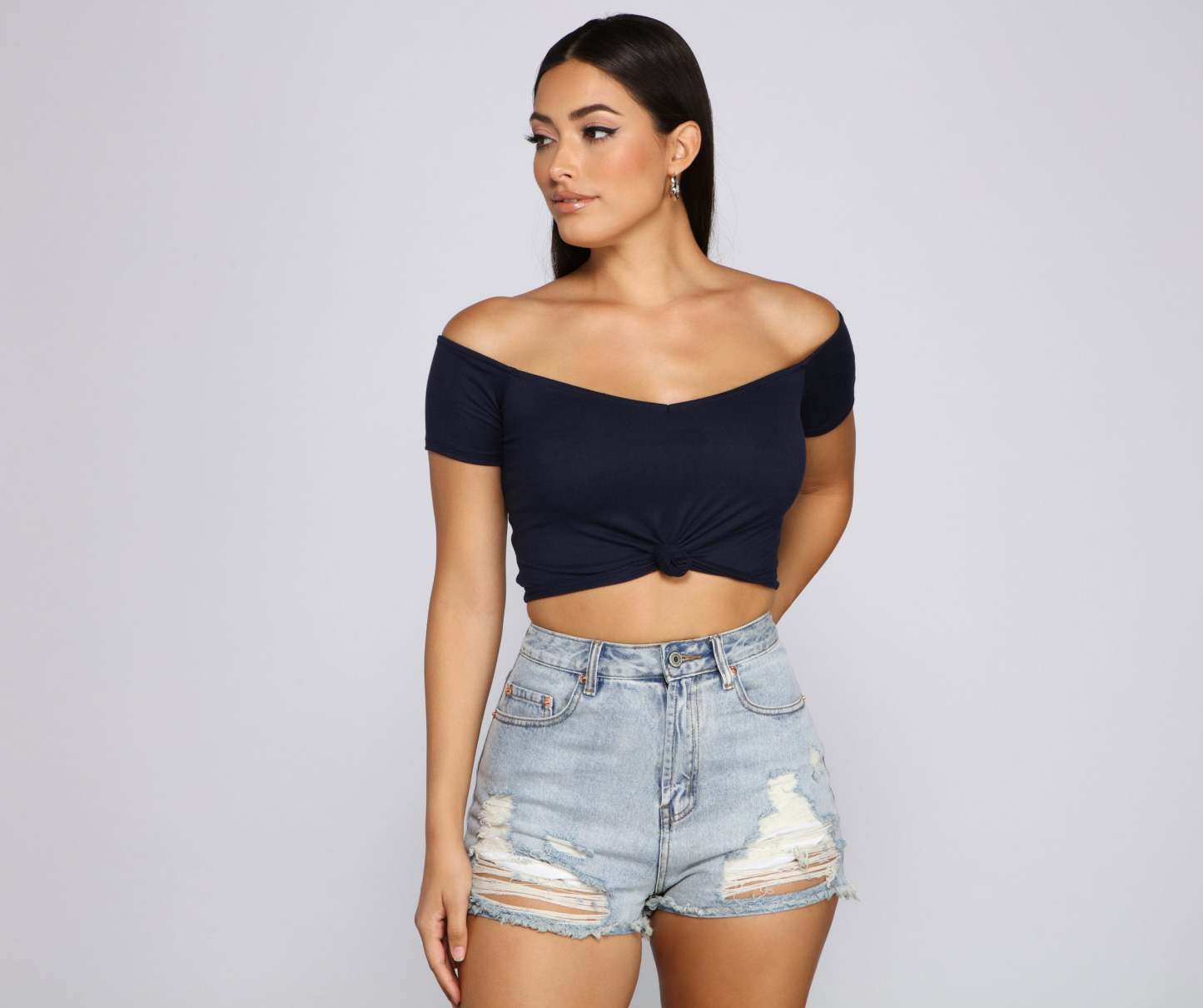 Sweet And Simple Crop Top - Lady Occasions