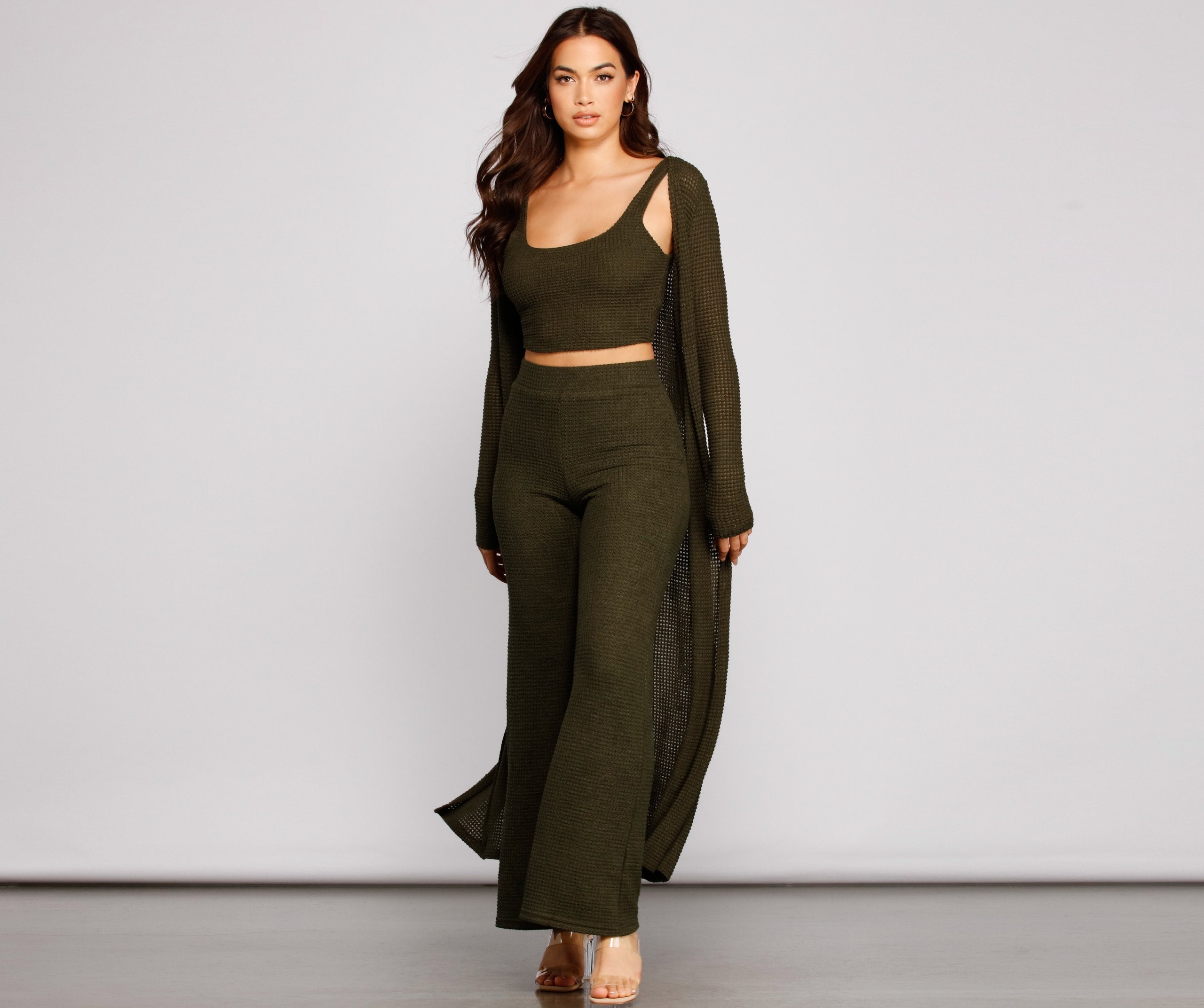Trendy Textures Sleeveless Knit Tank - Lady Occasions