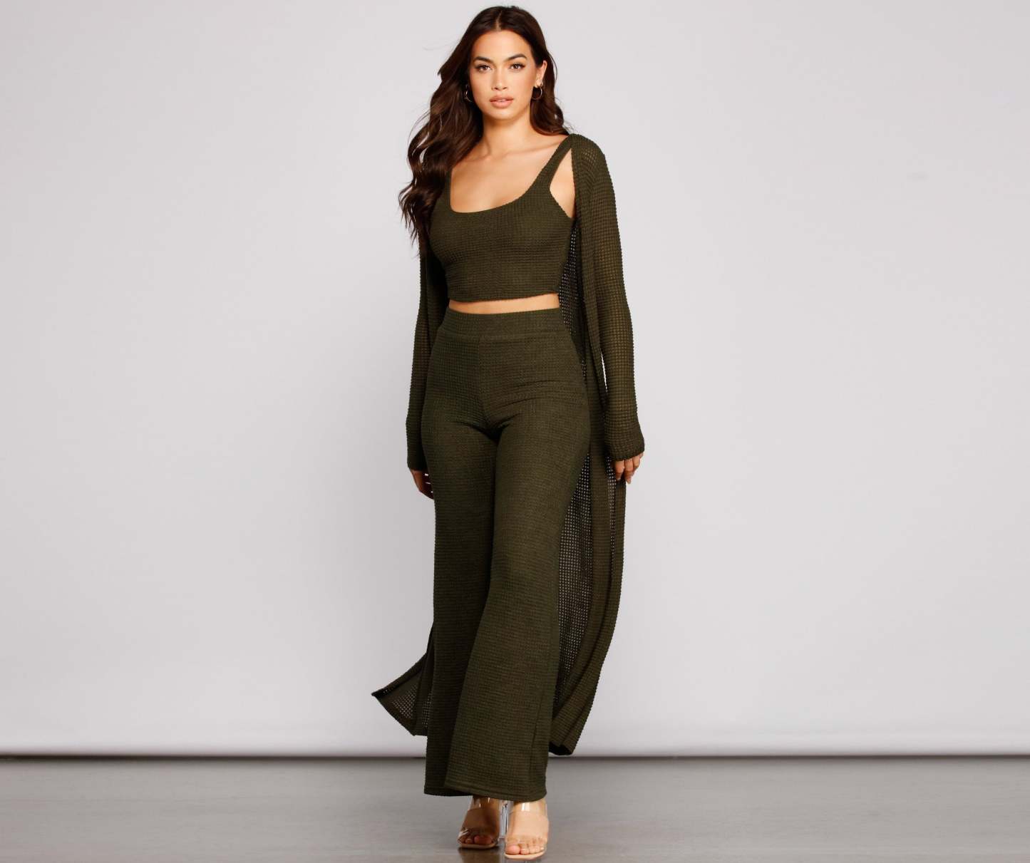 Trendy Textures Sleeveless Knit Tank - Lady Occasions