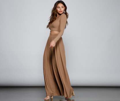 Make It Bold Cutout Crop Top - Lady Occasions