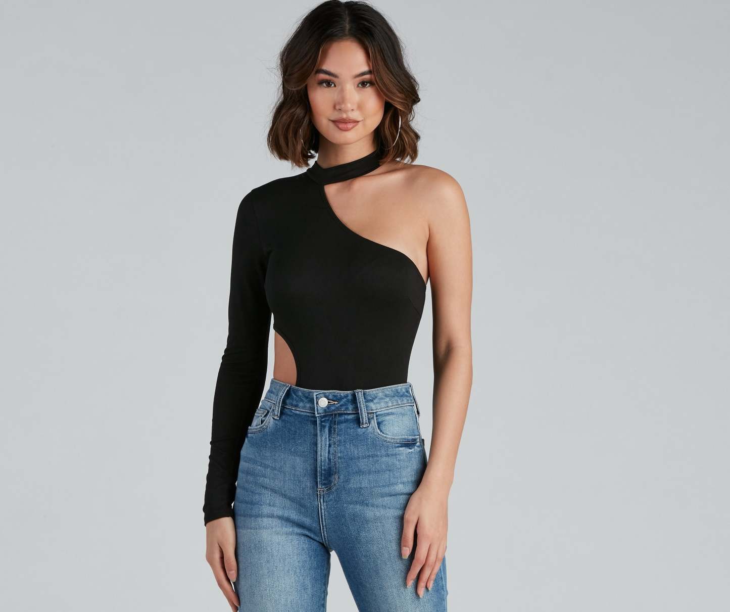 Sultry Cutouts Fitted Bodysuit - Lady Occasions