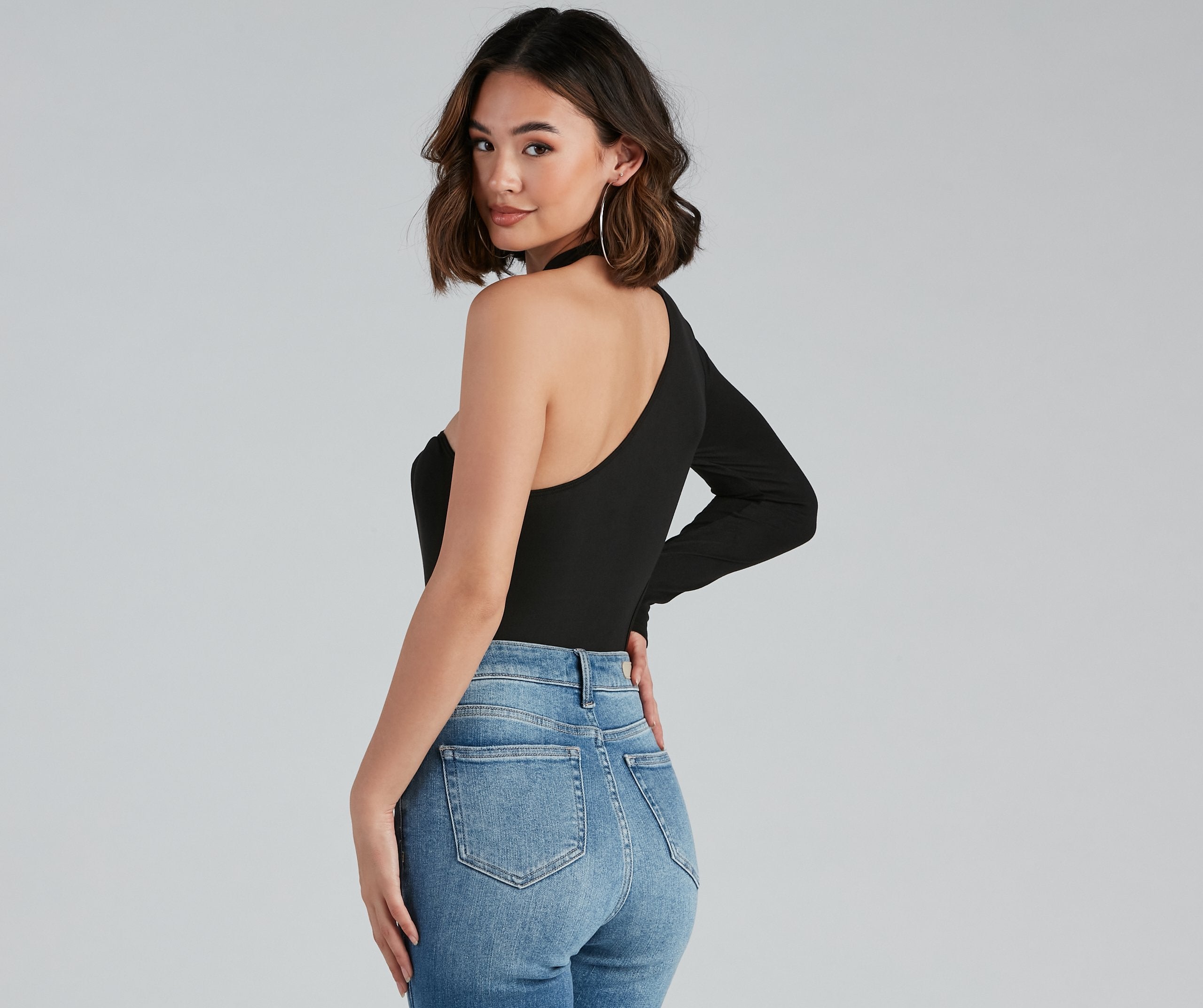 Sultry Cutouts Fitted Bodysuit - Lady Occasions