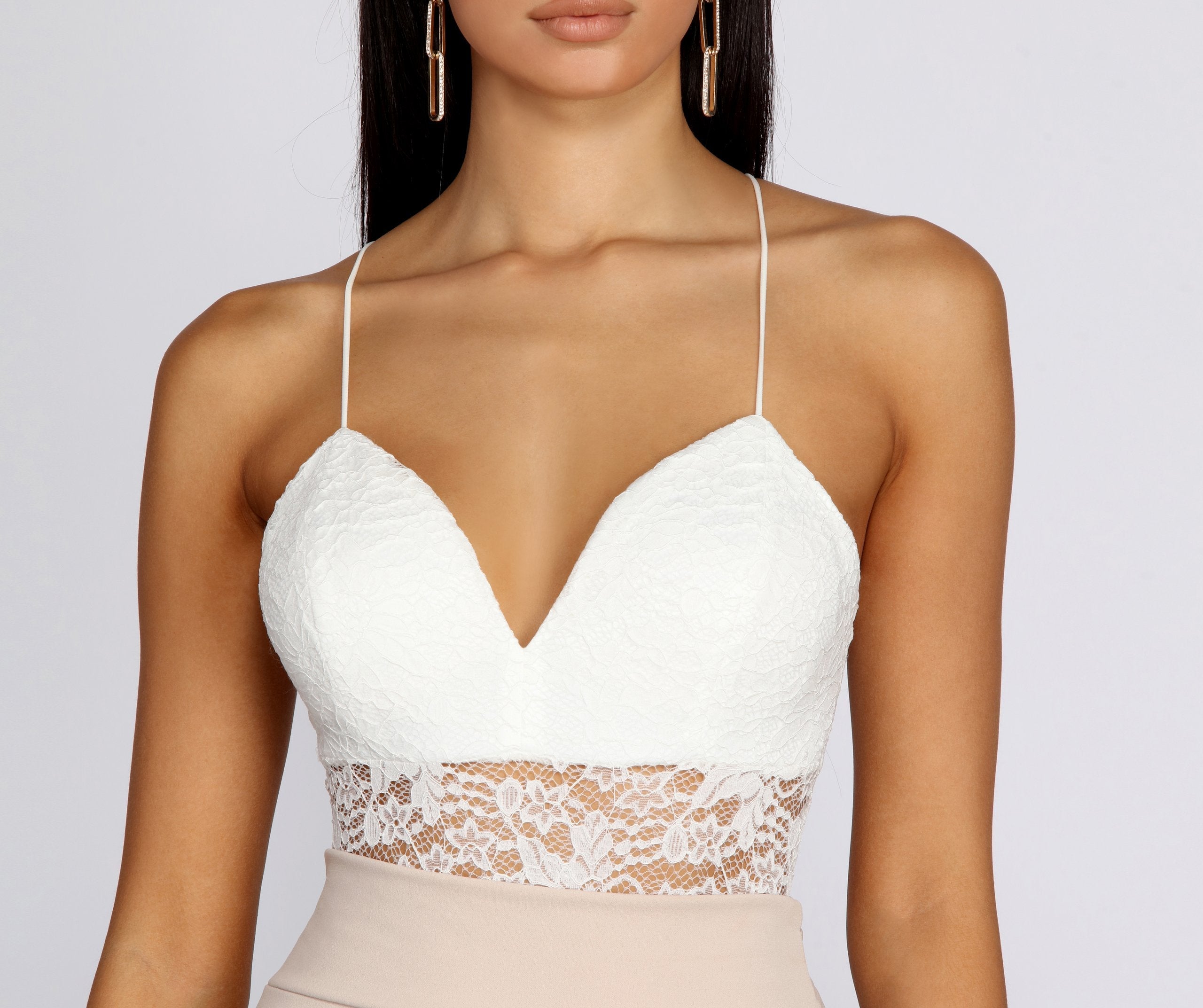 Sweet As Lace Bodysuit - Lady Occasions