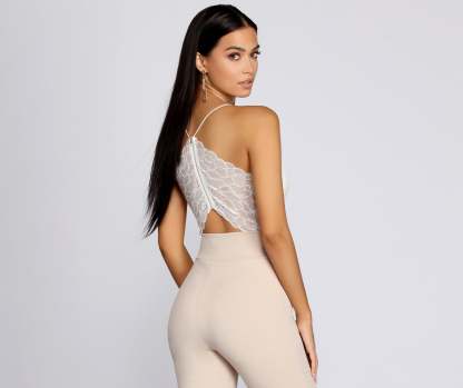 Sweet As Lace Bodysuit - Lady Occasions