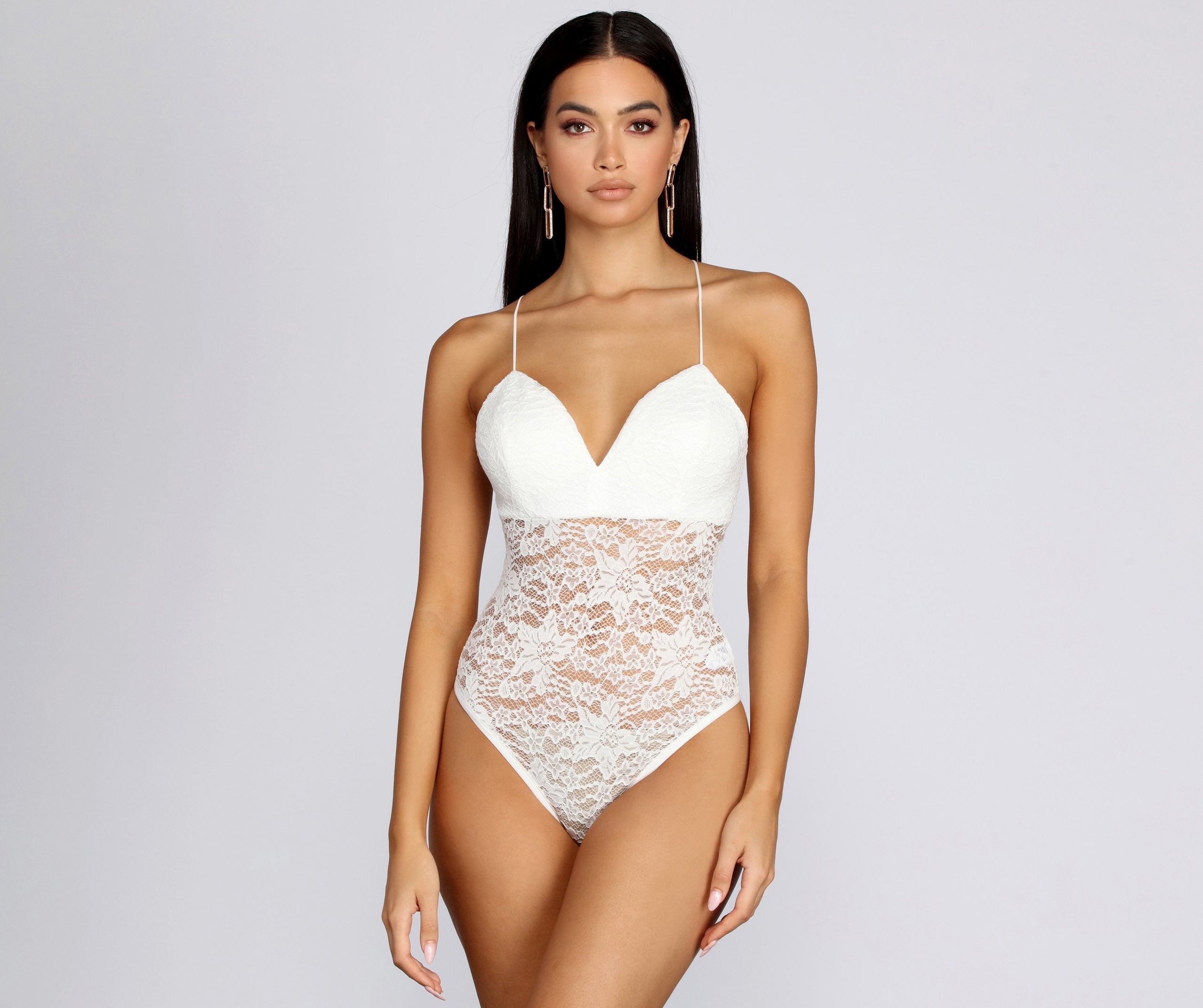 Sweet As Lace Bodysuit - Lady Occasions