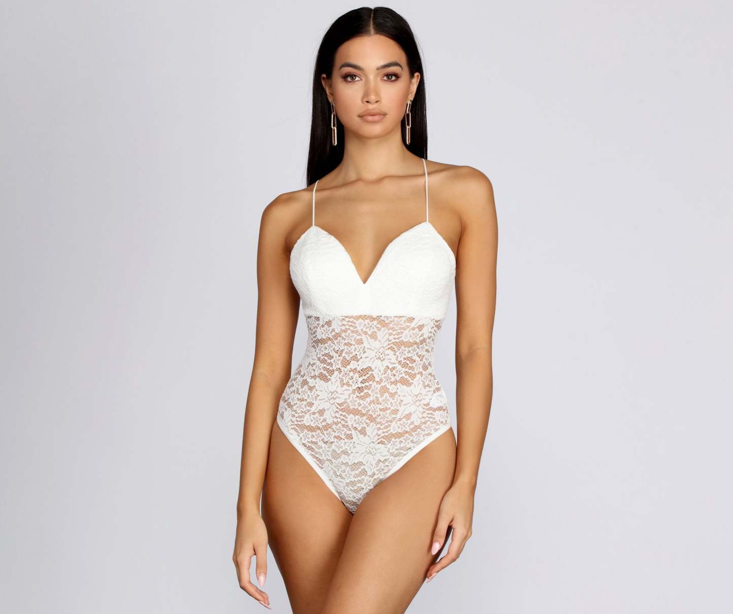 Sweet As Lace Bodysuit - Lady Occasions