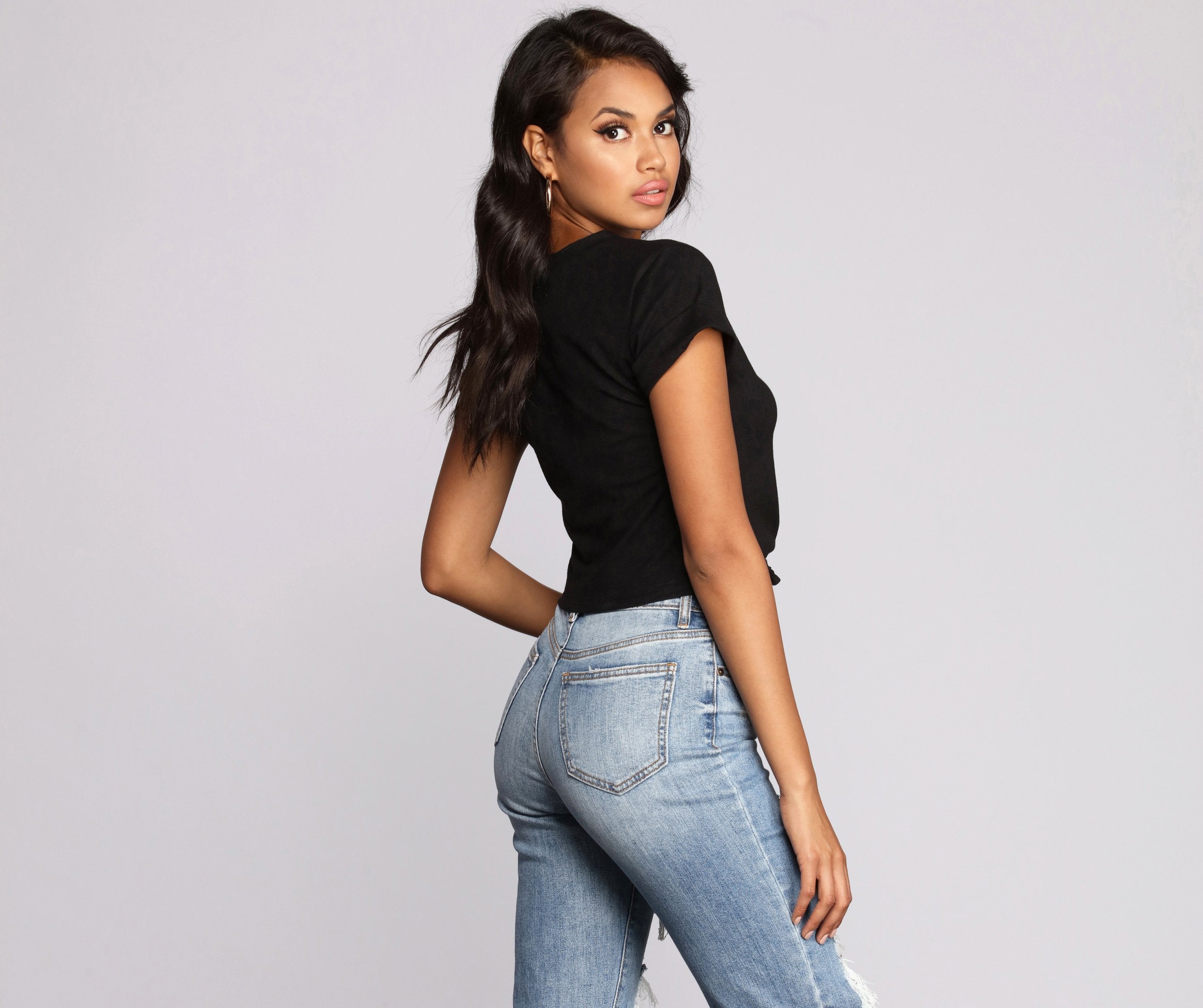 Knot About That Cuffed Top - Lady Occasions