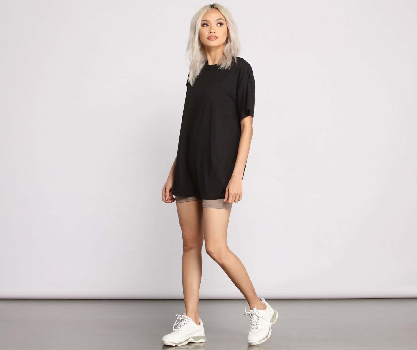 Essential Casual Oversize Basic Tee Shirt - Lady Occasions
