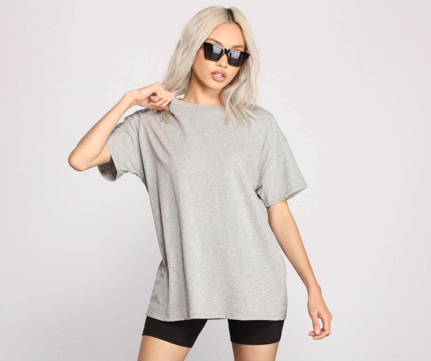 Essential Casual Oversize Basic Tee Shirt - Lady Occasions