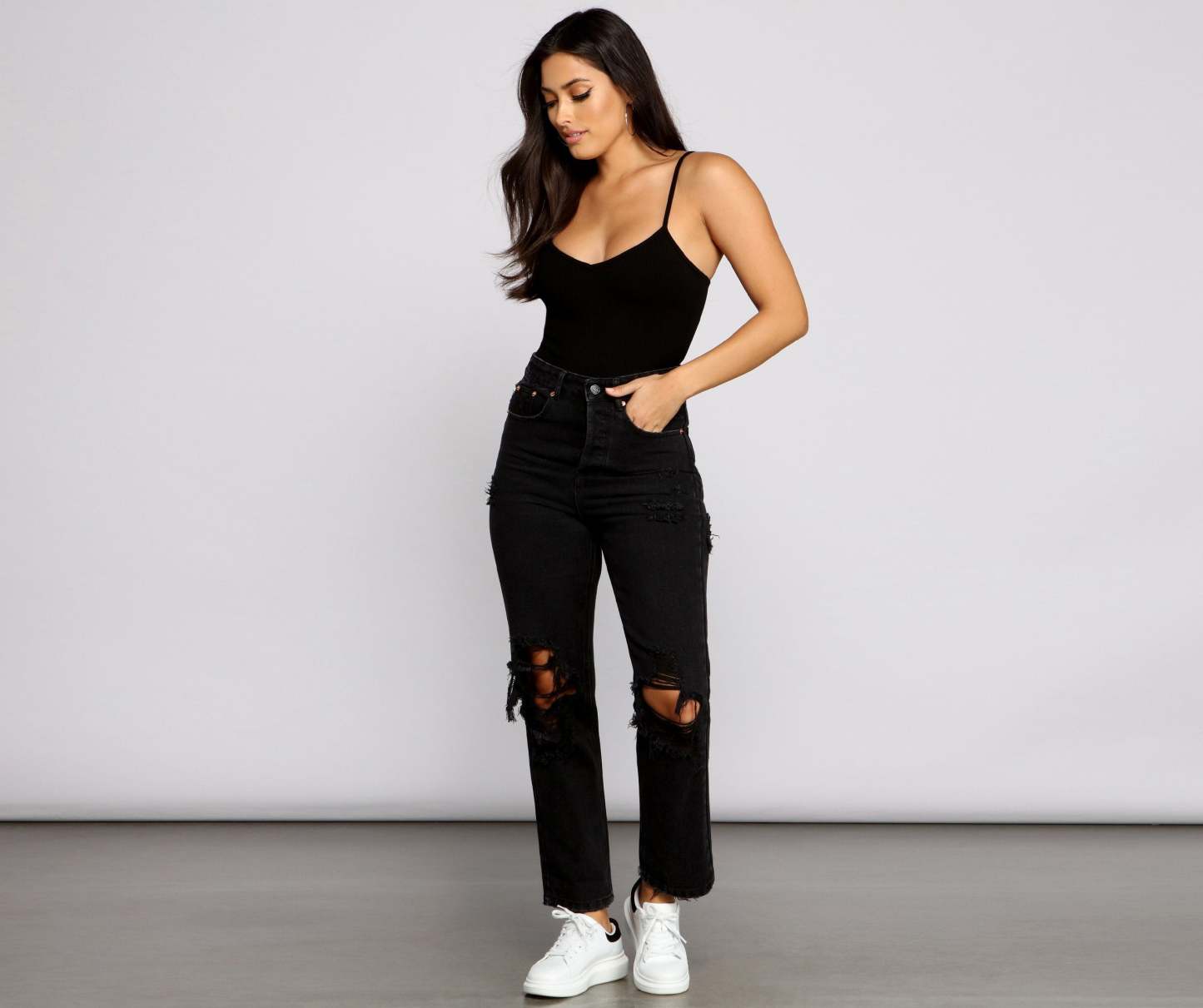 Essential Ribbed Knit Compression Bodysuit - Lady Occasions