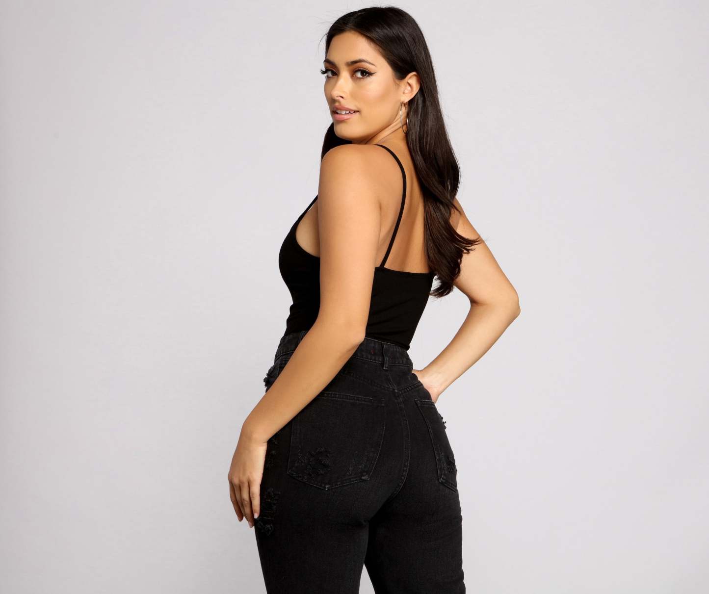 Essential Ribbed Knit Compression Bodysuit - Lady Occasions
