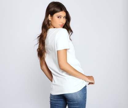 Wild At Heart Rockstar Tee - Lady Occasions