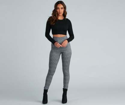 Trendy Basic Ribbed Knit Crop Top - Lady Occasions