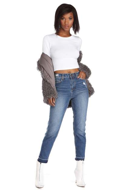 Hit The Basics Crop Top - Lady Occasions