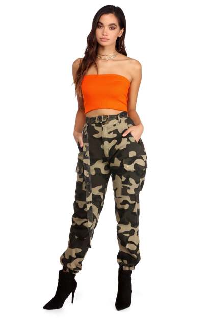 Basic Ribbed Cropped Tube Top - Lady Occasions