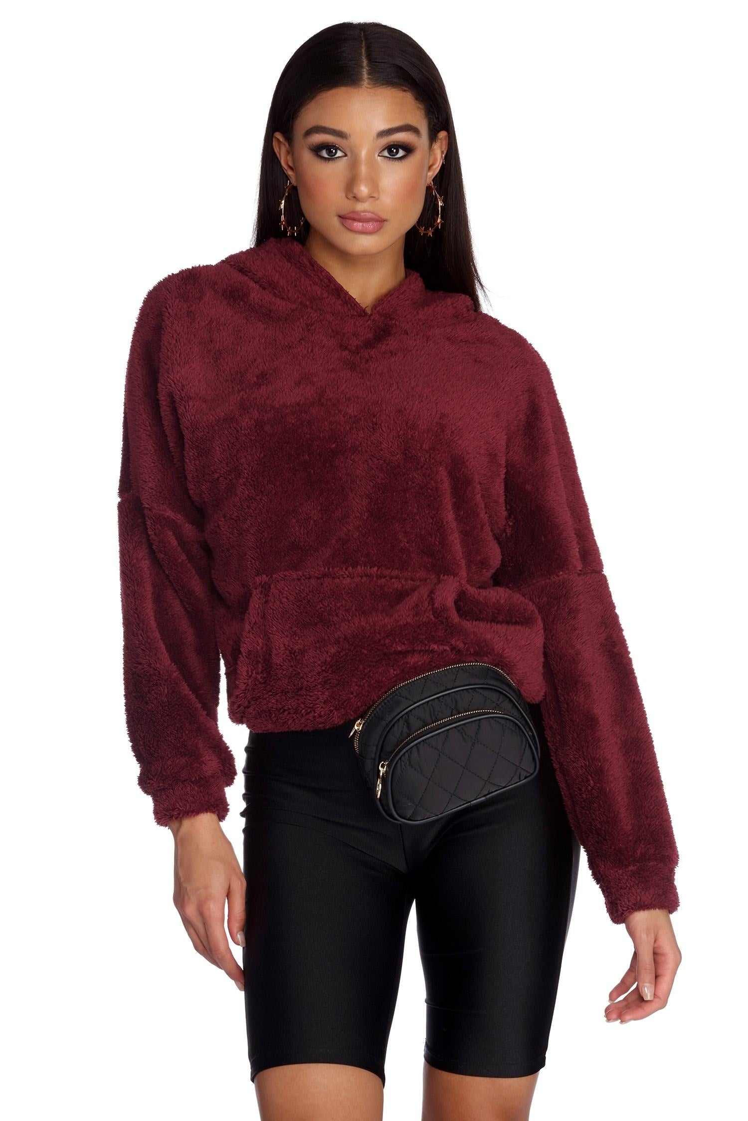 Comfy Cozy Plush Hoodie - Lady Occasions