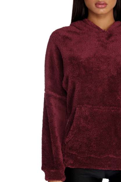 Comfy Cozy Plush Hoodie - Lady Occasions
