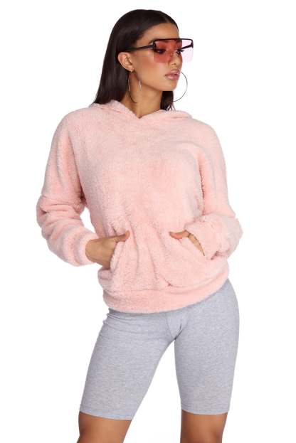 Comfy Cozy Plush Hoodie - Lady Occasions