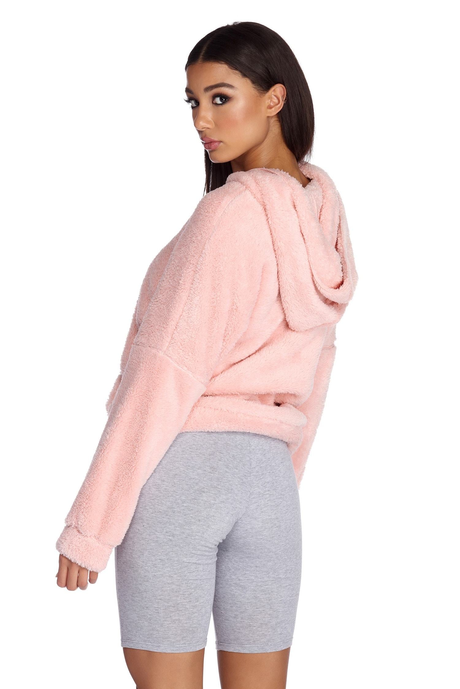 Comfy Cozy Plush Hoodie - Lady Occasions