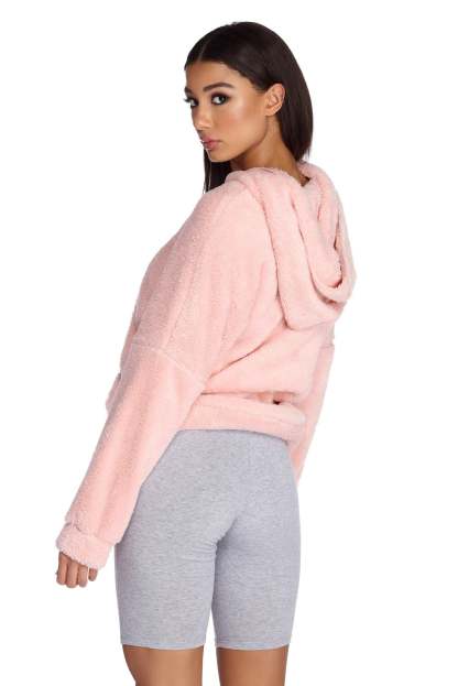 Comfy Cozy Plush Hoodie - Lady Occasions