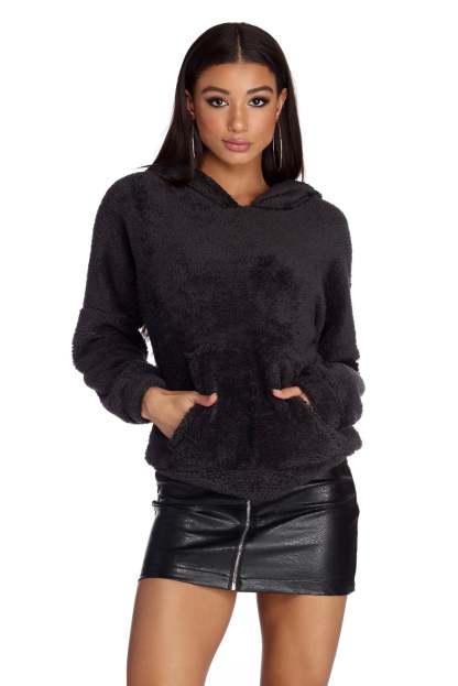 Comfy Cozy Plush Hoodie - Lady Occasions
