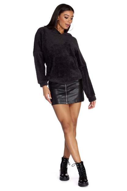 Comfy Cozy Plush Hoodie - Lady Occasions