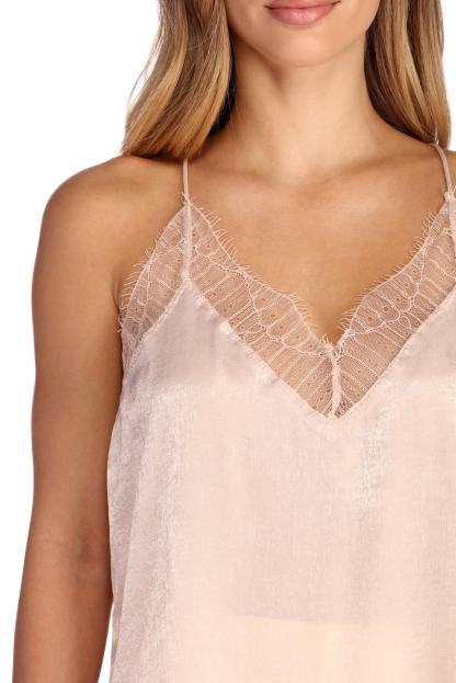 Stunning In Lace Cami Top - Lady Occasions