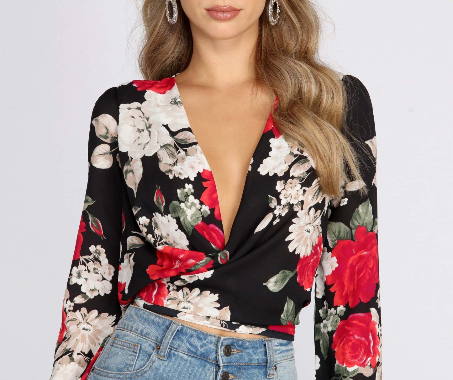 Sweet Intentions Wrap Blouse - Lady Occasions