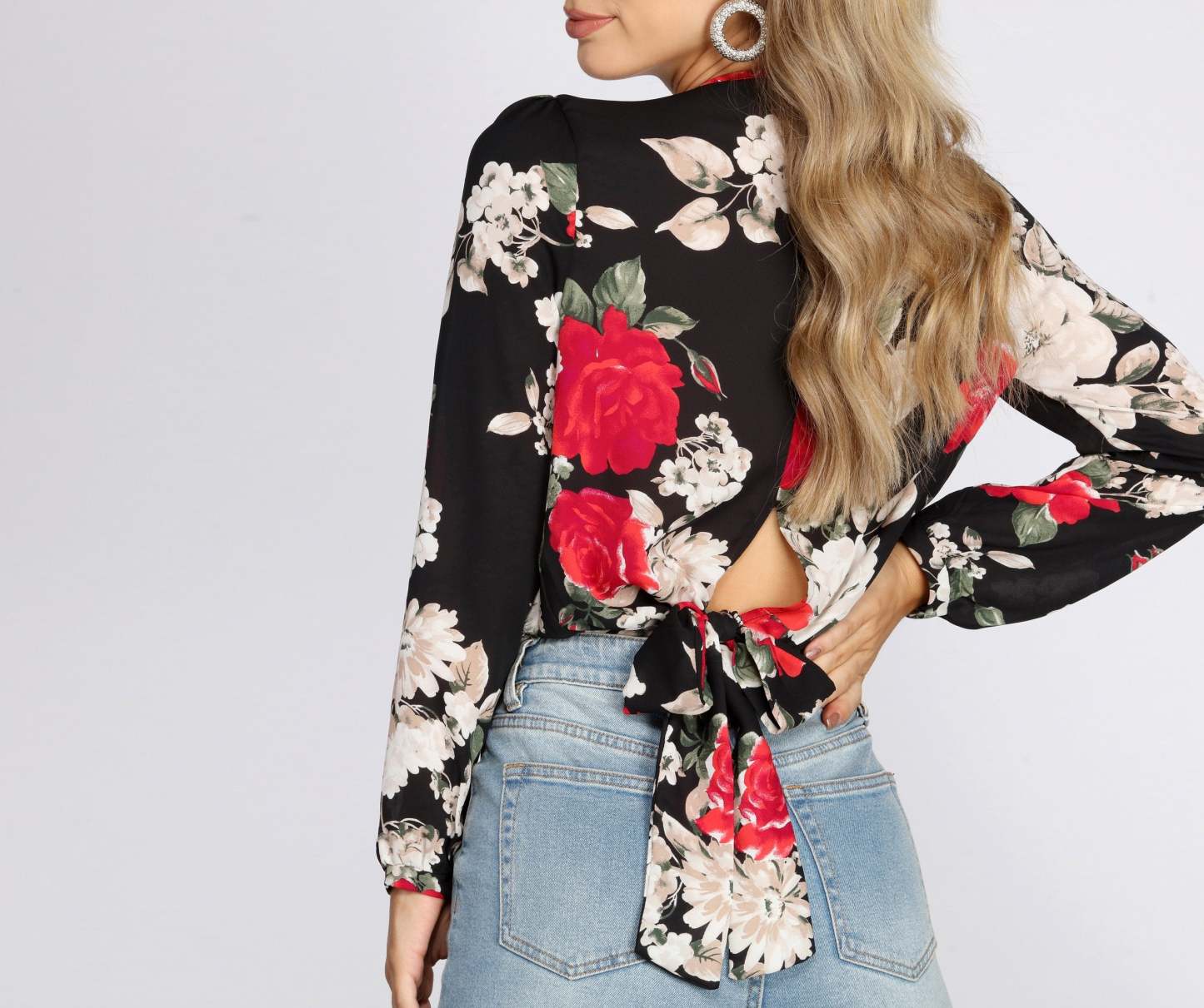 Sweet Intentions Wrap Blouse - Lady Occasions