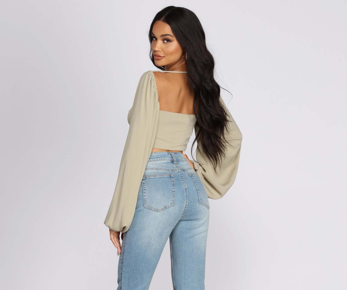 Issa Vibe Tie Front Crop Top - Lady Occasions