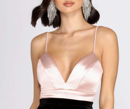 Regining In Satin Bodysuit - Lady Occasions
