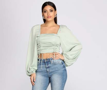 Got That Chic Vibe Crop Top - Lady Occasions