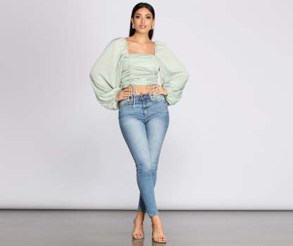 Got That Chic Vibe Crop Top - Lady Occasions