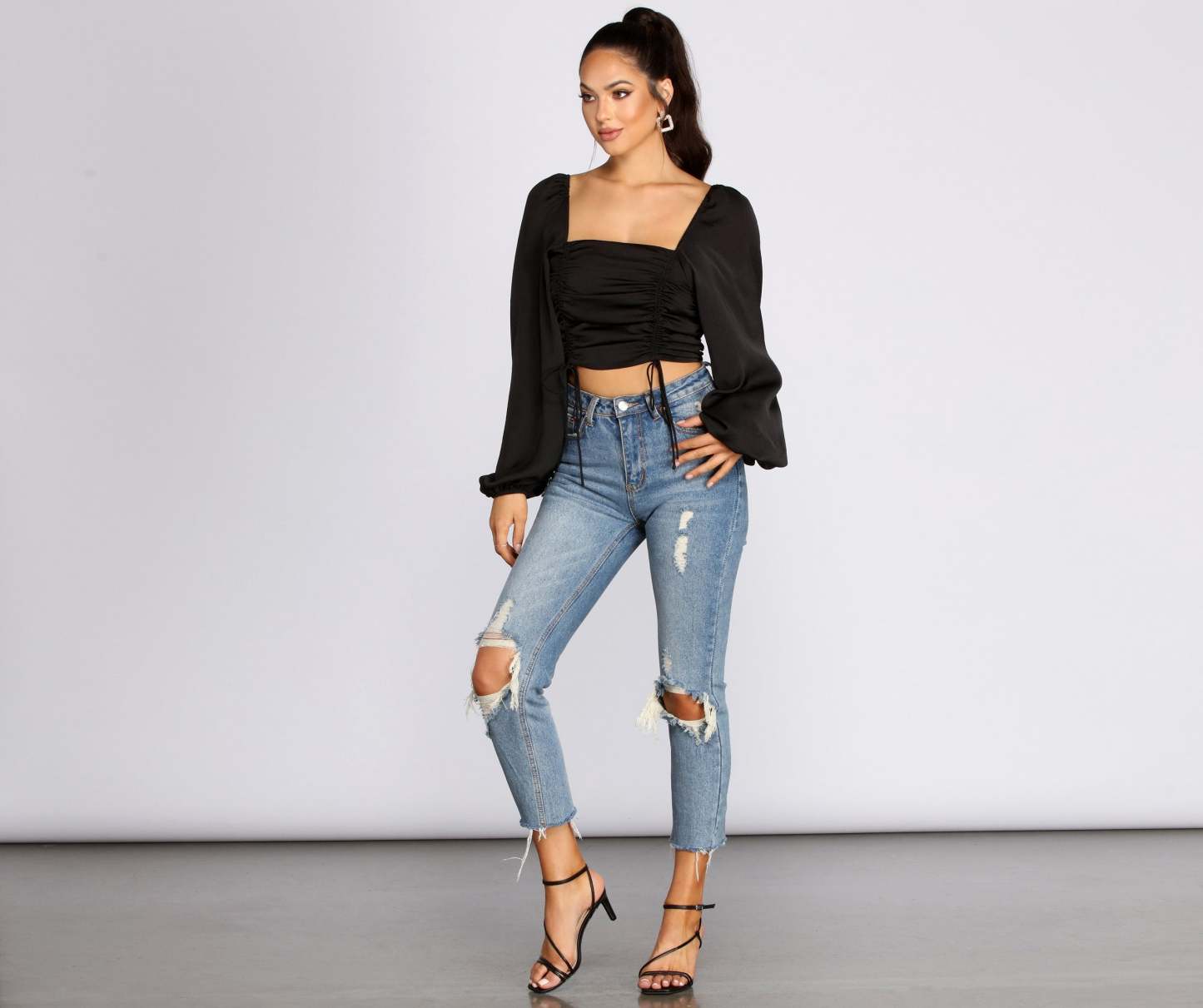 Got That Chic Vibe Crop Top - Lady Occasions
