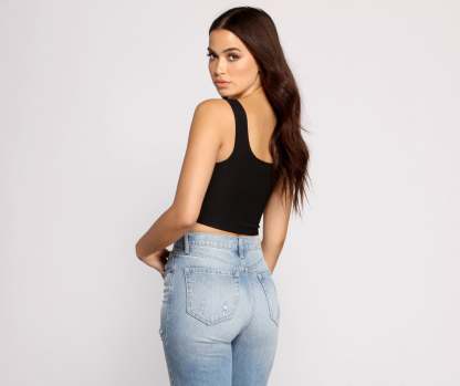 Hook and Eye Corset Crop Top - Lady Occasions