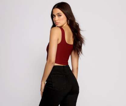 Hook and Eye Corset Crop Top - Lady Occasions