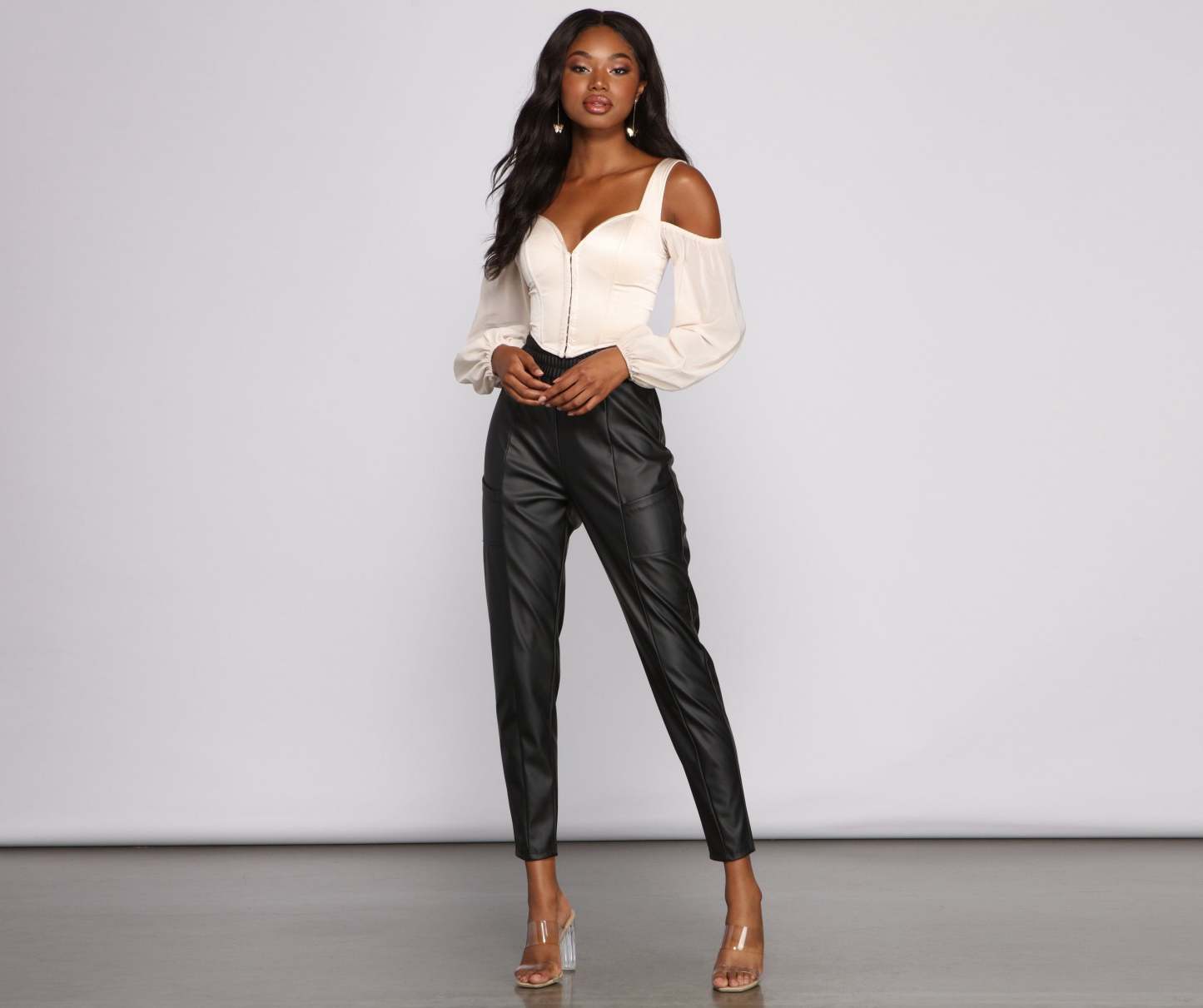 Feelin' Luxe Satin Corset Crop Top - Lady Occasions