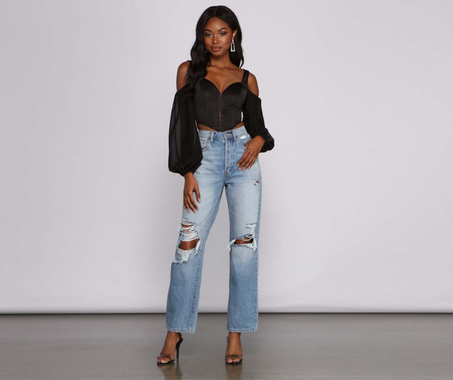 Feelin' Luxe Satin Corset Crop Top - Lady Occasions