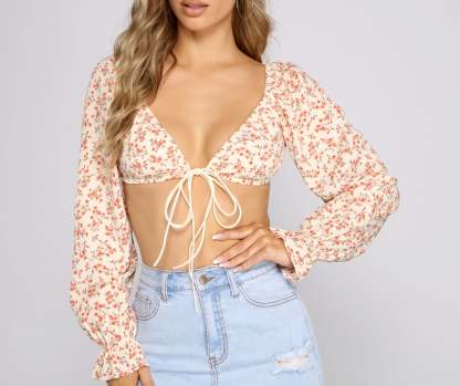 Such A Sweetheart Crop Top - Lady Occasions