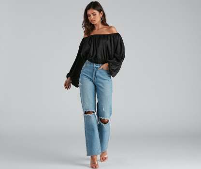 On The Prowl Satin Leopard Blouse - Lady Occasions
