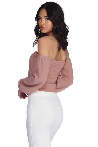 Feelin' Bubbly Chiffon Top - Lady Occasions