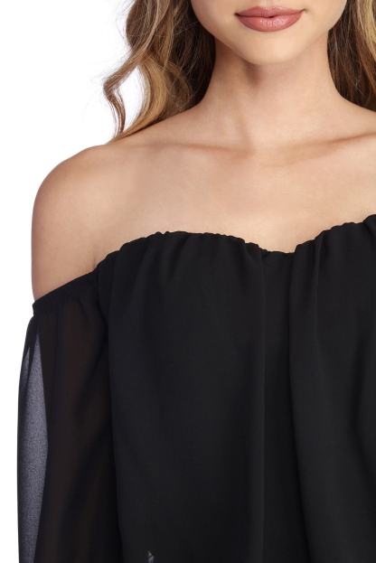Feelin' Bubbly Chiffon Top - Lady Occasions