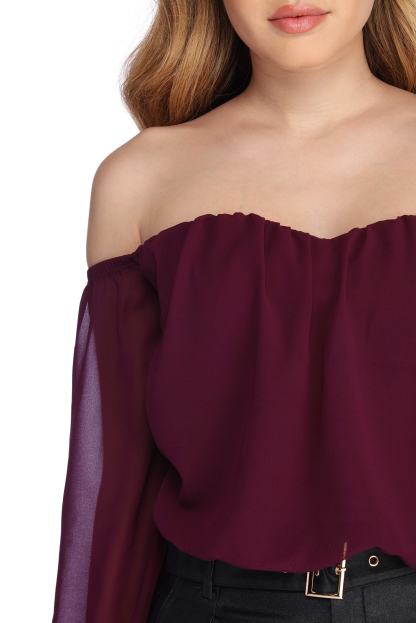 Feelin' Bubbly Chiffon Top - Lady Occasions
