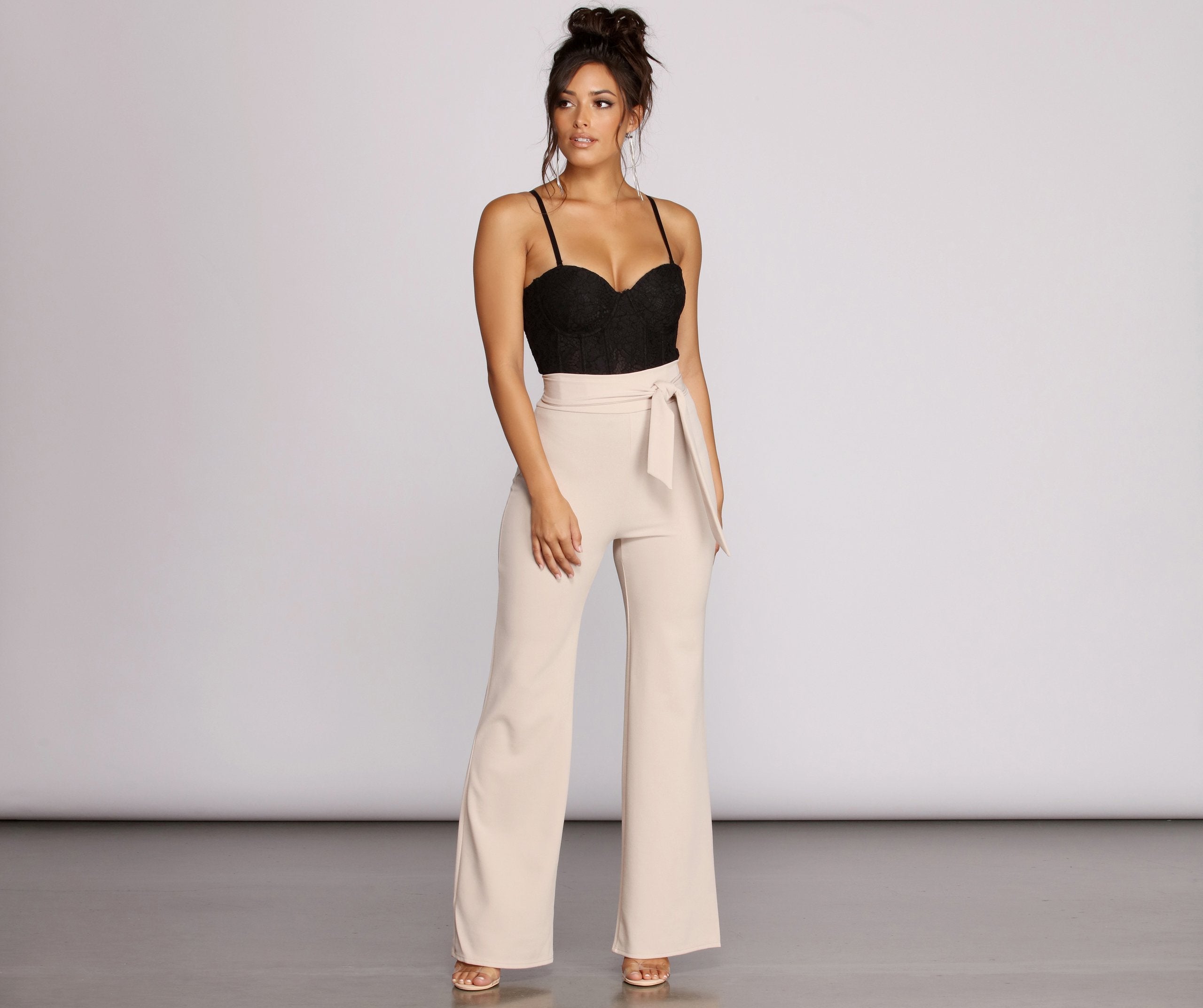 Get Structured Lace Bodysuit - Lady Occasions