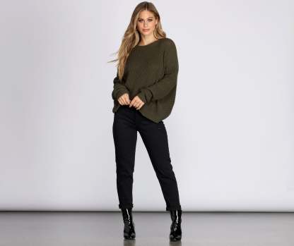 Knot Thinking About You Sweater - Lady Occasions