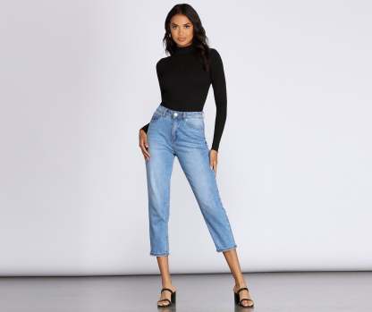 Keep It Cozy Turtleneck Sweater Bodysuit - Lady Occasions