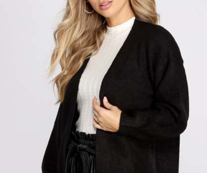 Keep Knit Cozy Cardigan - Lady Occasions