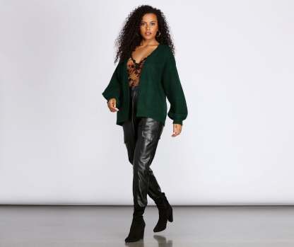 Keep Knit Cozy Cardigan - Lady Occasions